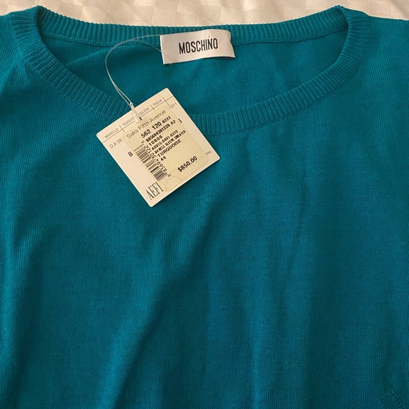 Moschinosleeve sweater made in Italy